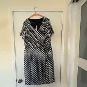 Talbots dress NWT, very dark navy blue
